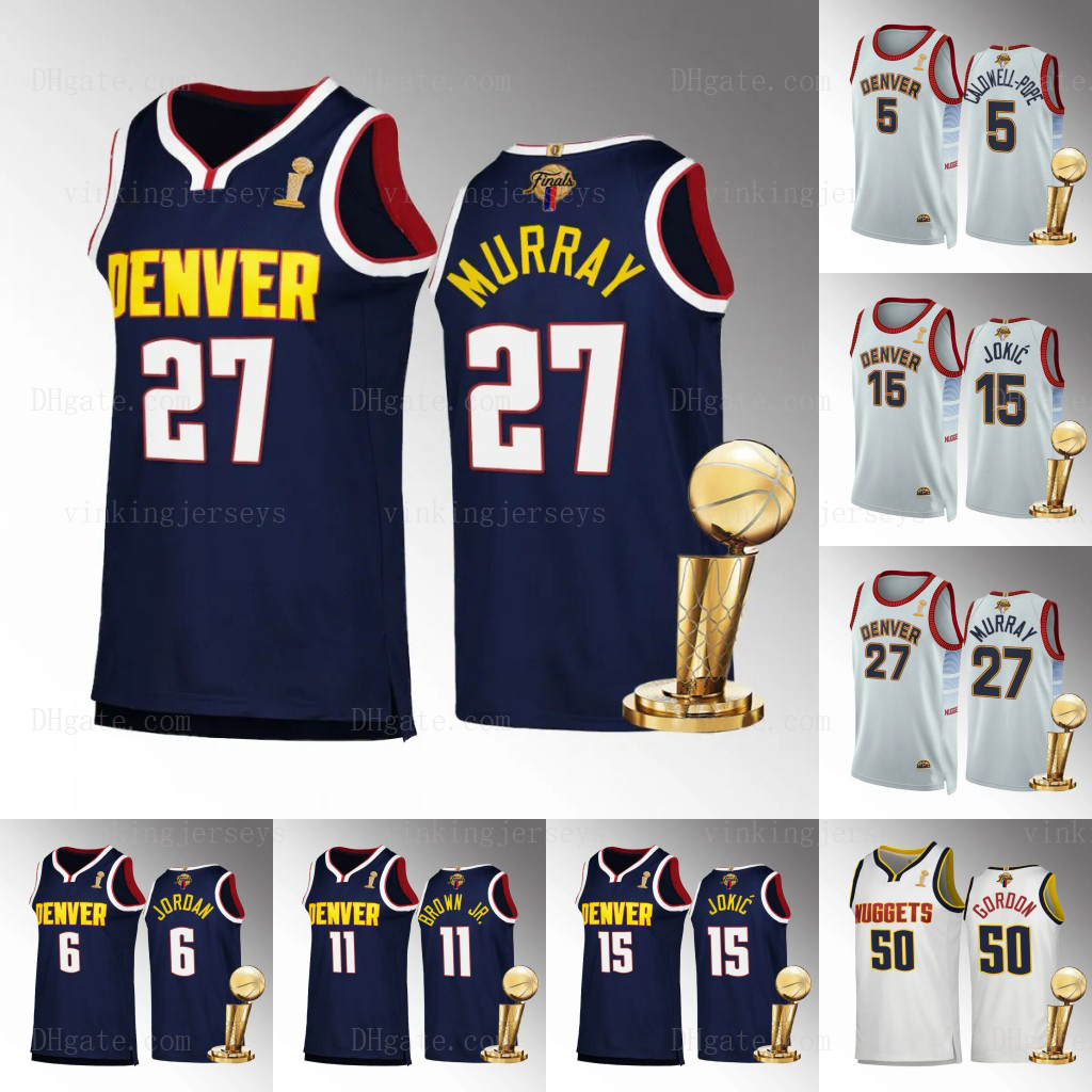 Denver Nuggets Basketball Jerseys 2023 Finals Champions Patch 15 Nikola Jokic 50 Aaron Gordon 8 Peyton Watson 11 Bruce Brown Jr. 14 Ish Smith 27 Jamal Murray Reed Green, Blue
Denver Nuggets Basketball Jerseys 2023 Finals Champions Patch 15 Nikola Jokic 50 Aaron Gordon 8 Peyton Watson 11 Bruce Brown Jr. 14 Ish Smith 27 Jamal Murray Reed Green, Blue