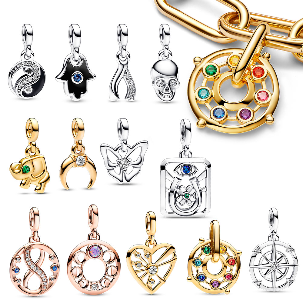 925 Sterling Silver New Mini Dangle Charm Suitable for Original Classic DIY Ladies Pandora Bracelet Necklace Fashion Accessories Free Delivery
925 Sterling Silver New Mini Dangle Charm Suitable for Original Classic DIY Ladies Pandora Bracelet Necklace Fashion Accessories Free Delivery