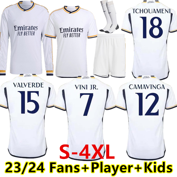 S-4XL 23 24 FANS Player Soccer Jerseys RODRGO Camiseta Football Jerseys VINI JR CAMAVINGA TCHOUAMENI Football Shirt Kids Real Madrids Camiseta De Futbol Bellingham, 23/24 home long sleeve player
S-4XL 23 24 FANS Player Soccer Jerseys RODRGO Camiseta Football Jerseys VINI JR CAMAVINGA TCHOUAMENI Football Shirt Kids Real Madrids Camiseta De Futbol Bellingham, 23/24 home long sleeve player