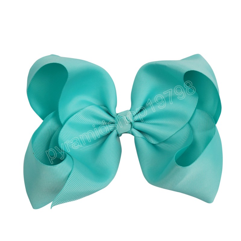 Toddler Solid Color Big Bowknot Hair Clips Fashion Handmade Ribbon Bows Baby Girls Hairpin Infant Headwear Birthday Gift