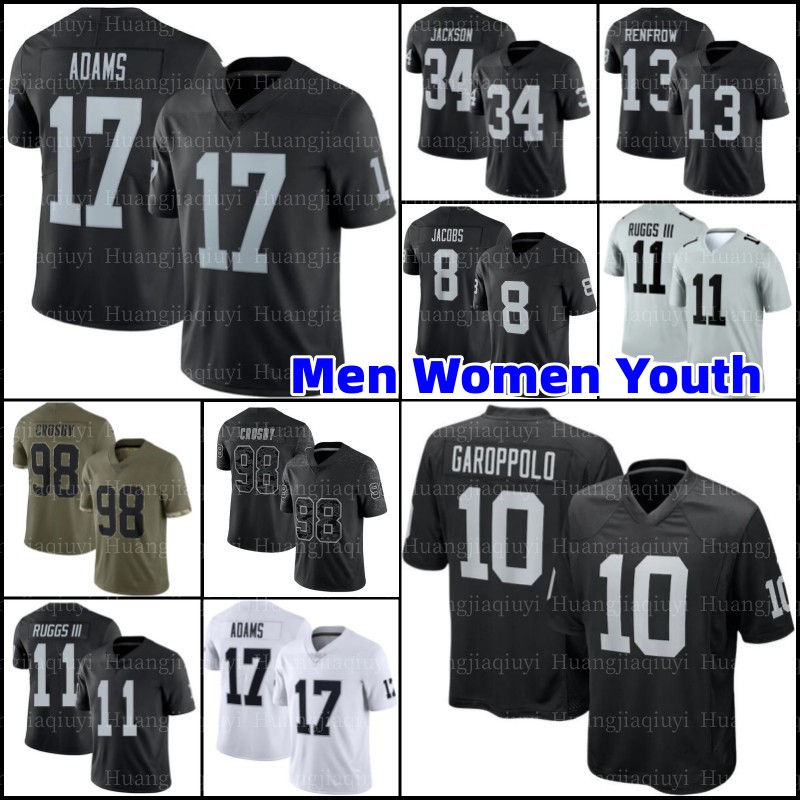 Jimmy Garoppolo 8 Josh Jacobs Davante Adams Football Jersey Chandler Jones Maxx Crosby Hunter Renfrow Bo Jackson Las Vegas Raiders Malcolm Koonce Nate Hobbs, Men jersey
Jimmy Garoppolo 8 Josh Jacobs Davante Adams Football Jersey Chandler Jones Maxx Crosby Hunter Renfrow Bo Jackson Las Vegas Raiders Malcolm Koonce Nate Hobbs, Men jersey