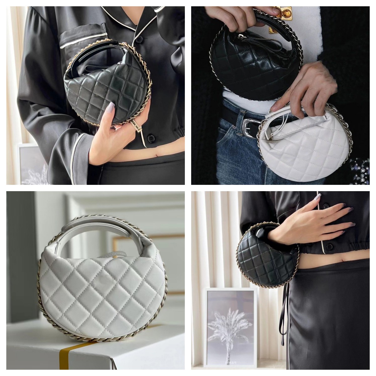 Designei Bag 23c Mini Crescent Bag Women Clutch Bags Luxury Purse Leather Half Moon Bag Shoulder Bags Vintage Pochette Cc Bag 12cm
Designei Bag 23c Mini Crescent Bag Women Clutch Bags Luxury Purse Leather Half Moon Bag Shoulder Bags Vintage Pochette Cc Bag 12cm