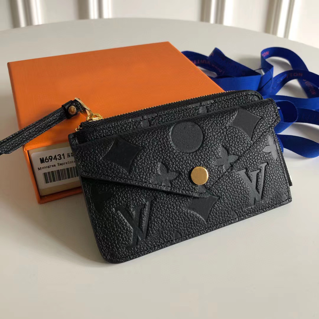 M69431 WALLET CARD HOLDER RECTO VERSO Designer Fashion Womens Mini Zippy Organizer Wallet Coin Purse Bag Belt Charm Key Pouch Pochette Accessoires vutton With box