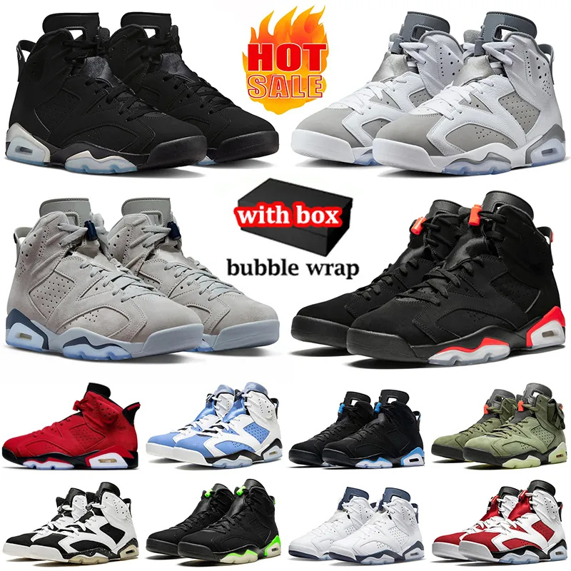 Designer 6 6s Basketball Shoes Cool Grey Metallic Silver Georgetown Toro Black Infrared Oreo UNC Midnight Navy Men Women Outdoor Sports Trainers Outdoor, (2) 40-47
Designer 6 6s Basketball Shoes Cool Grey Metallic Silver Georgetown Toro Black Infrared Oreo UNC Midnight Navy Men Women Outdoor Sports Trainers Outdoor, (2) 40-47