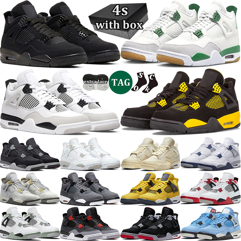 With Box 4s Basketball Shoes 4 Military Black Blank Canvas Sail Men Women Pine Green Infrared University Blue Fire Red Thunder Cactus Jack Gym Trainer Sports Sneakers, # 1
With Box 4s Basketball Shoes 4 Military Black Blank Canvas Sail Men Women Pine Green Infrared University Blue Fire Red Thunder Cactus Jack Gym Trainer Sports Sneakers, # 1