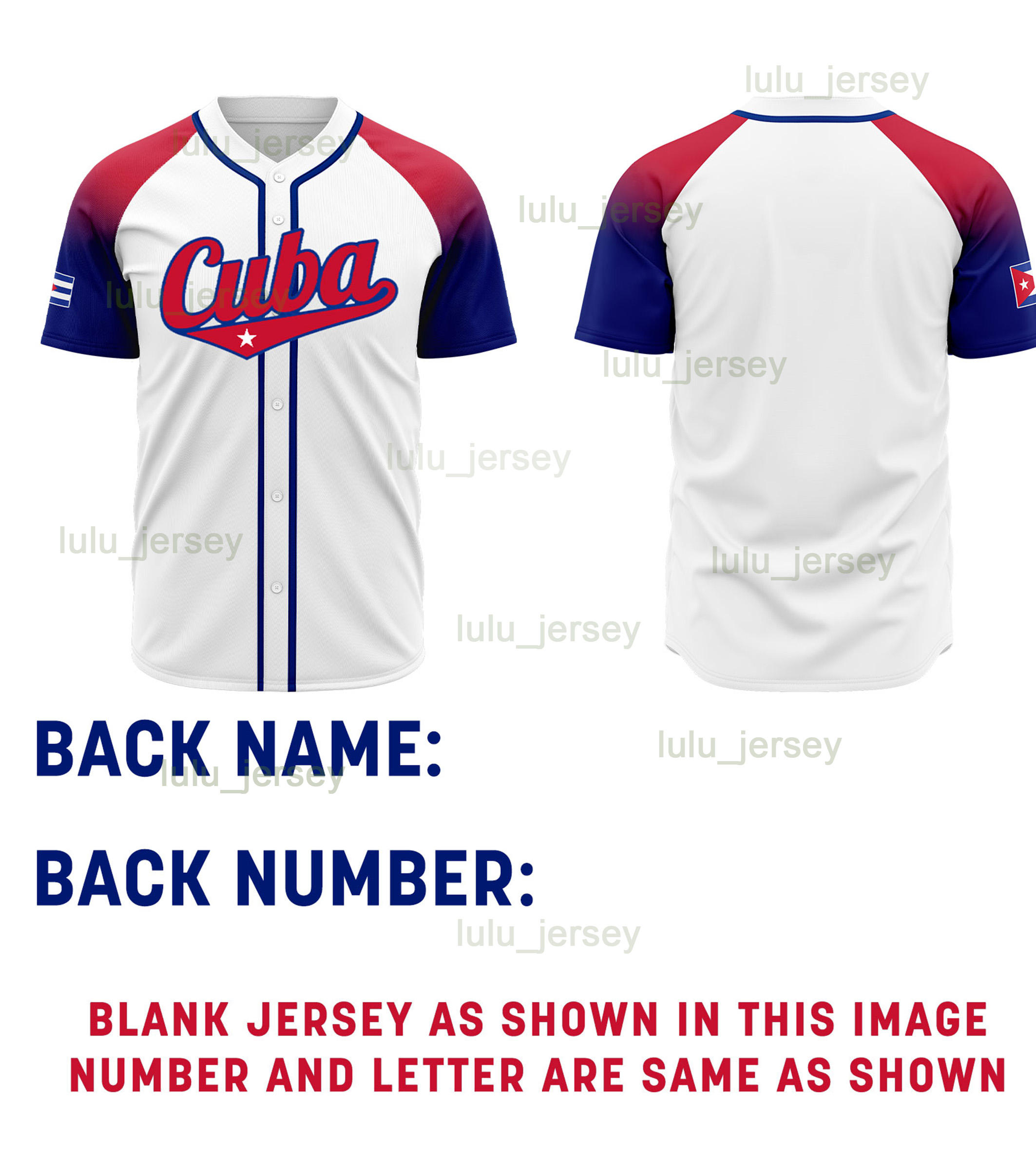 Custom Baseball Jersey Cuba Shirts Printed Personalized Name Number Uniforms for Men Women Youth, Color 1
Custom Baseball Jersey Cuba Shirts Printed Personalized Name Number Uniforms for Men Women Youth, Color 1