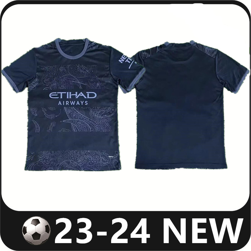 23 24 HAALAND SOCCER JERSEYS GREALISH STERLING MANS CITIES MAHREZ special version DE BRUYNE FODEN 2023 2024 black football tops shirt Men kids kit sets uniform
23 24 HAALAND SOCCER JERSEYS GREALISH STERLING MANS CITIES MAHREZ special version DE BRUYNE FODEN 2023 2024 black football tops shirt Men kids kit sets uniform