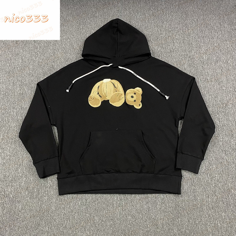 23ss new sweatshirts flocked broken bear letter pattern terry cotton loose and versatile street mens women hoodie, #07
23ss new sweatshirts flocked broken bear letter pattern terry cotton loose and versatile street mens women hoodie, #07