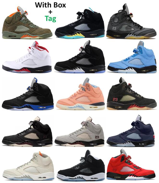 5s Basketball Shoes 5 Olive AMM Aqua Craft UNC Metallic Black Reflect Georgetown Oreo DJ Khaled Fire Red Noir Racer Blue Raging Bull What The Concord Men Sneakers
5s Basketball Shoes 5 Olive AMM Aqua Craft UNC Metallic Black Reflect Georgetown Oreo DJ Khaled Fire Red Noir Racer Blue Raging Bull What The Concord Men Sneakers