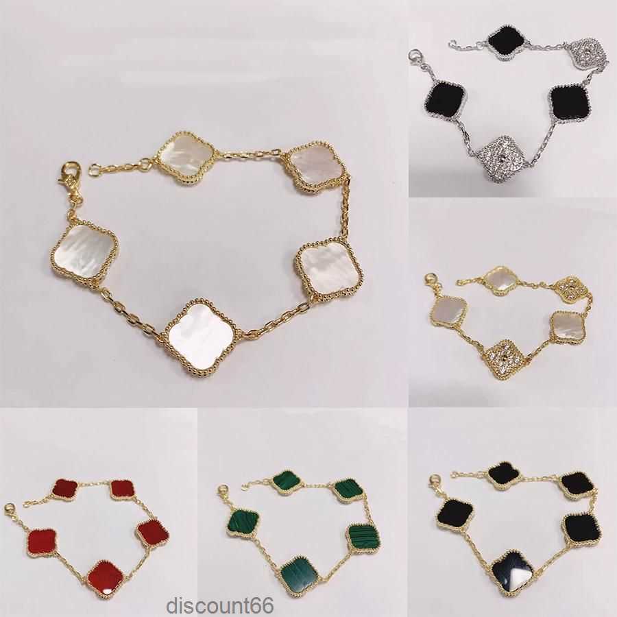 925 silver Designer Lucky Elegant Charm Bracelet Cleef Fashion Vintage 5 motifs Bracelets Clover Leaf Necklace Luxury Design Wedding Jewelry Van 4/four flower gifts
925 silver Designer Lucky Elegant Charm Bracelet Cleef Fashion Vintage 5 motifs Bracelets Clover Leaf Necklace Luxury Design Wedding Jewelry Van 4/four flower gifts