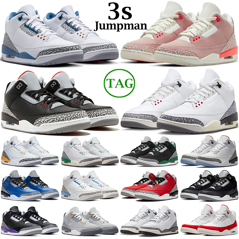 Basketball Shoes for Men Women 3 3s Jumpman Lucky Green White Black Cement Wizards Fire Red Pine Green Unc Rust Pink Laser Orange Mens Trainers Sneakers, 19
Basketball Shoes for Men Women 3 3s Jumpman Lucky Green White Black Cement Wizards Fire Red Pine Green Unc Rust Pink Laser Orange Mens Trainers Sneakers, 19