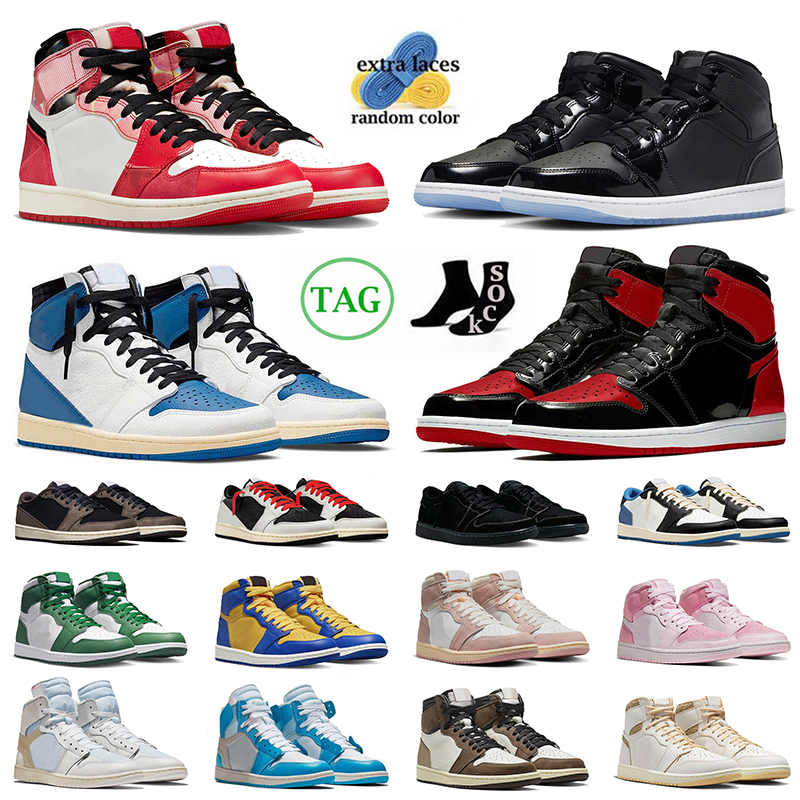 1s Spider-Verse OG Basketball Shoes Retro 1 Space Jam Bred Patent Fragment travis Lows scotts Black Phantom Offs White For Mens Women Jumpman Jordans1 Sneakers Size 13, 17
1s Spider-Verse OG Basketball Shoes Retro 1 Space Jam Bred Patent Fragment travis Lows scotts Black Phantom Offs White For Mens Women Jumpman Jordans1 Sneakers Size 13, 17