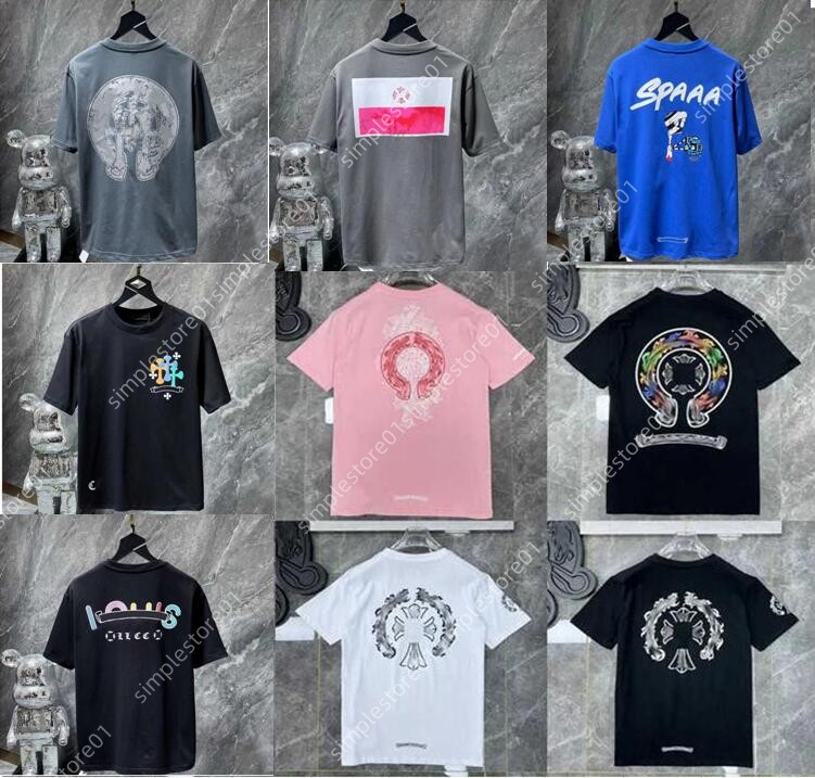 Men's Ch Summer Heart Classic Luxury t Shirts Designer Brand Chromes Fashion Tops Quality Tees Horseshoe Sanskrit Cross Polos T-shirtsl, C223
Men's Ch Summer Heart Classic Luxury t Shirts Designer Brand Chromes Fashion Tops Quality Tees Horseshoe Sanskrit Cross Polos T-shirtsl, C223