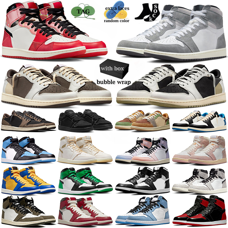 With box 1 high basketball shoes jumpman 1s low designer sneakers olive Reverse Mocha Washed Heritage Pink Sail UNC Lost and Found men women outdoor sports trainers, Black phantom
With box 1 high basketball shoes jumpman 1s low designer sneakers olive Reverse Mocha Washed Heritage Pink Sail UNC Lost and Found men women outdoor sports trainers, Black phantom