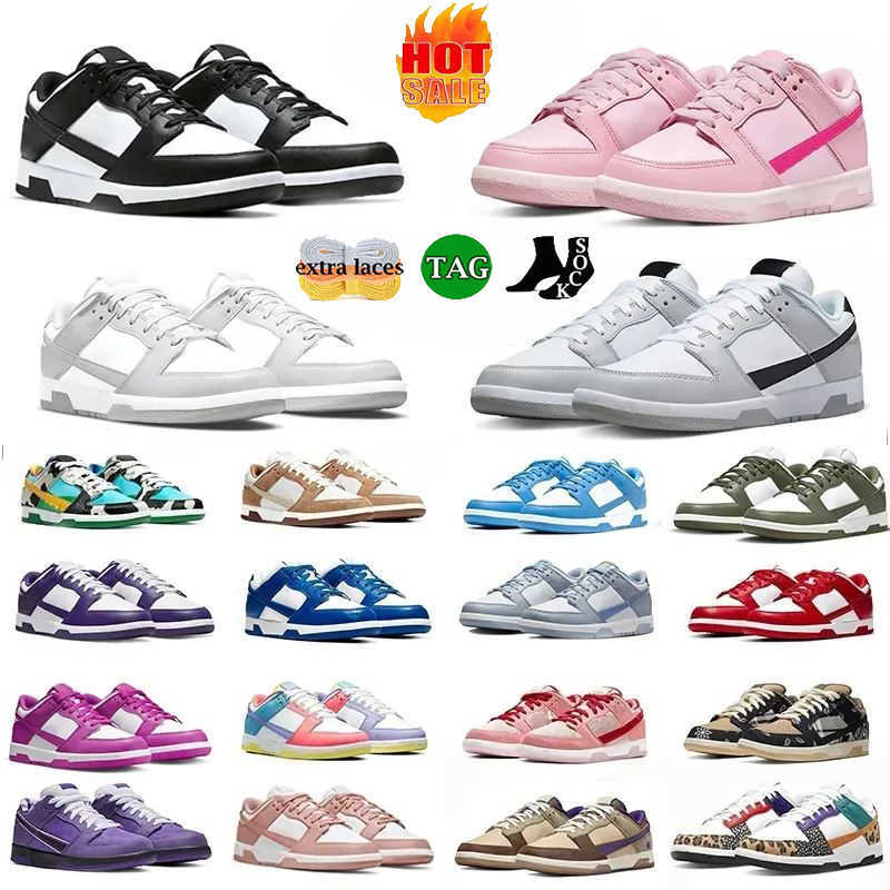 

Men Women Casual Sneakers Luxury Brand Panda Running Shoes lows triple pink lobster Argon Grey Fog safari mix Syracuse UNC Sail orange purple university red trainers