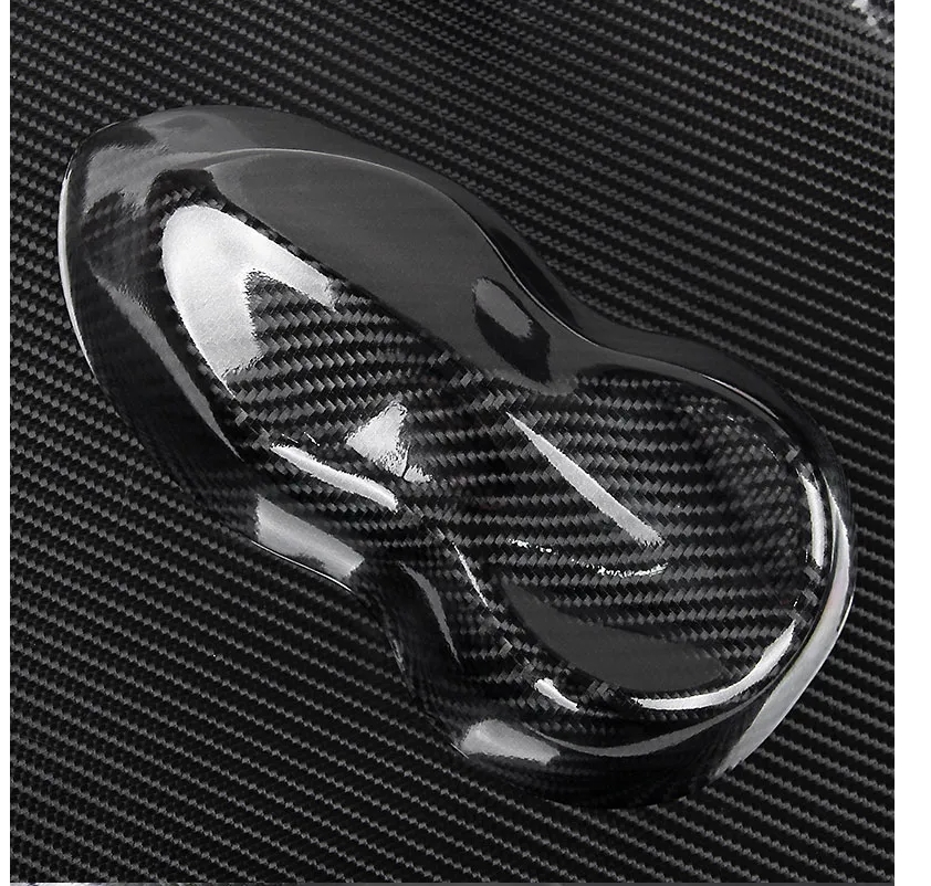5D Carbon Fiber Vinyl Wrap Film Car Sticker Glossy Motorcycle truck heet Wrap Roll Waterproof Auto Decoration Accessories Black 50*200cm