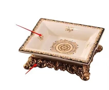 Handmade Art Grid Pattern Ceramic Cigar Ashtray Nice Luxury Smoke Ash Tray Holder Cigars Home Table Desk Accessories Decor Gifts 210902
Handmade Art Grid Pattern Ceramic Cigar Ashtray Nice Luxury Smoke Ash Tray Holder Cigars Home Table Desk Accessories Decor Gifts 210902