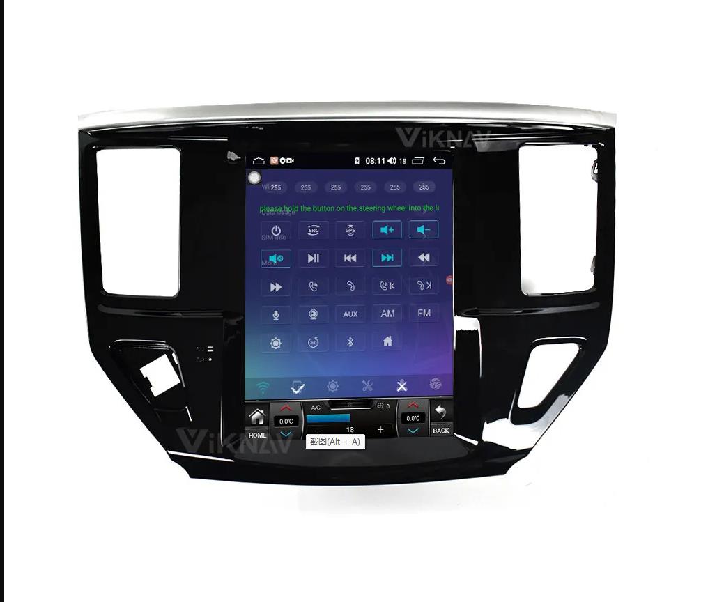10.4 Inch 4G 64G Carplay Radio For Nissan Pathfinder 2012-2019 1080P HD WIFI Navigation GPS Original Car Function Plug&Play