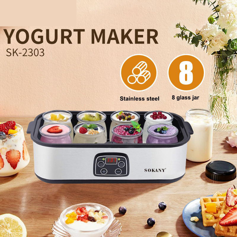 Yogurt Makers SOKANY2303 Yogurt Machine Shake Jam Ice Cream Yogurt Pudding YOGURT MAKER 230222
Yogurt Makers SOKANY2303 Yogurt Machine Shake Jam Ice Cream Yogurt Pudding YOGURT MAKER 230222