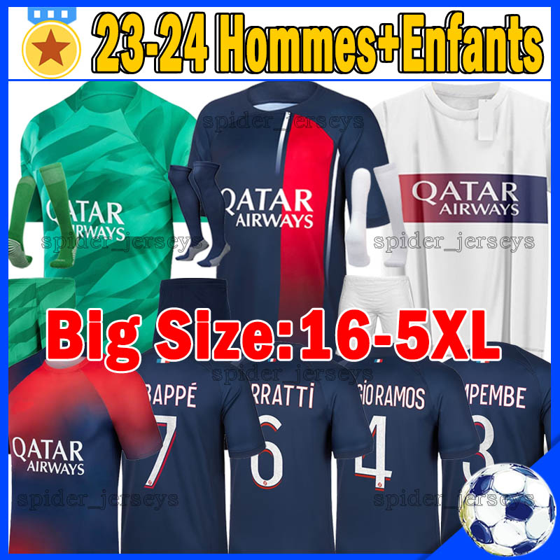 4XL 5XL MBAPPE #7 HAKIMI PsGs soccer jerseys 23 24 SERGIO RAMOS KIMPEMBE VERRATTI N.Mendes MARQUINHOS Maillots de football shirts 2023 Women Player version kids kits, Bali 23-24 special player
4XL 5XL MBAPPE #7 HAKIMI PsGs soccer jerseys 23 24 SERGIO RAMOS KIMPEMBE VERRATTI N.Mendes MARQUINHOS Maillots de football shirts 2023 Women Player version kids kits, Bali 23-24 special player