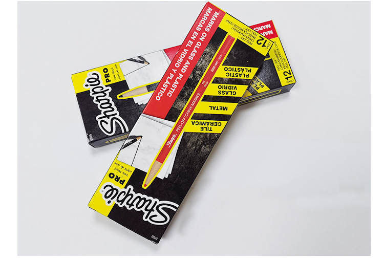 Pencils 12pcs Sharpie PEEL-OFF Color Pencils Marker China Marker Paper Roll Crayon Marks on Metal Glass Easily Cleanly with A Damp Cloth 230614
