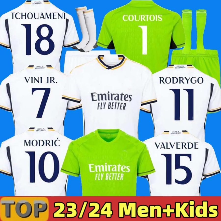 23 24 FANS Player Soccer Jerseys RODRGO Camiseta Football Jerseys VINI JR CAMAVINGA TCHOUAMENI Football Shirt Kids Real Madrids Camiseta De Futbol Bellingham 2023, 22 23 home aldult lfp
23 24 FANS Player Soccer Jerseys RODRGO Camiseta Football Jerseys VINI JR CAMAVINGA TCHOUAMENI Football Shirt Kids Real Madrids Camiseta De Futbol Bellingham 2023, 22 23 home aldult lfp
