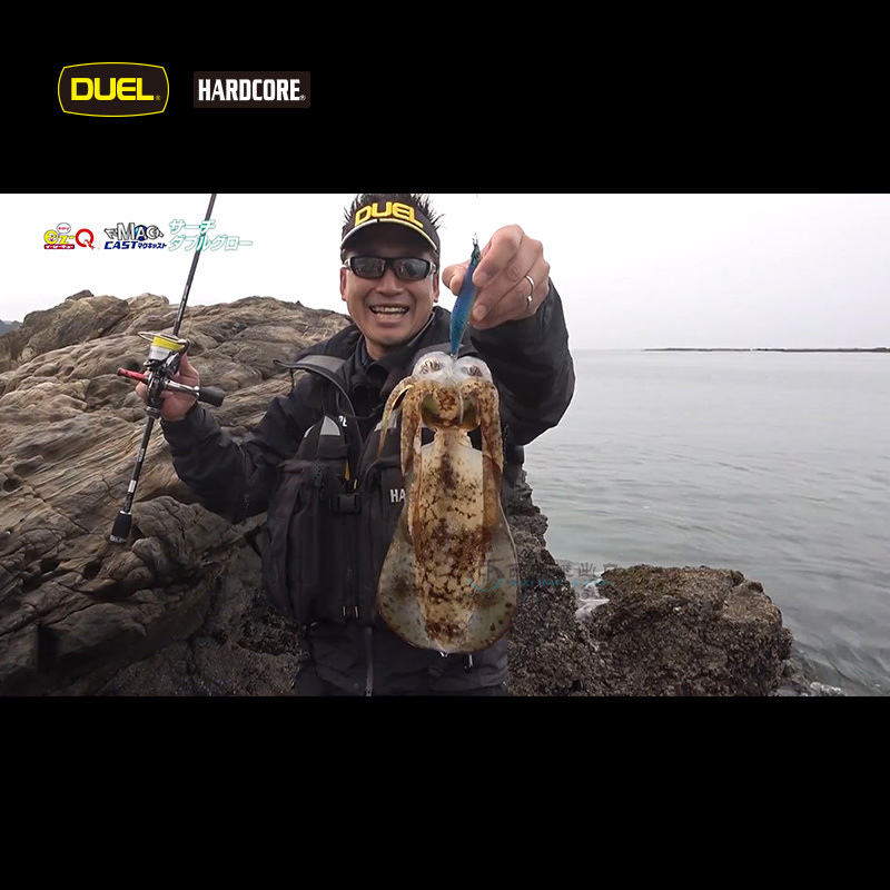 Fishing Hooks Japan road DUEL wood shrimp A1768 noctilucent helped shore fishing 3.5/2.5/3.0 shrimp smoked squid fishing lures 230614