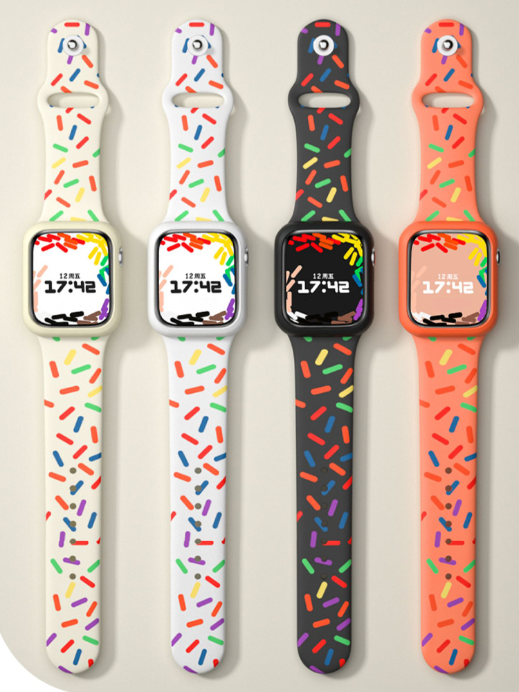 Pride Edition Strap for Apple watch band 49mm 44mm 40mm 45/41mm 42mm 38mm 44 mm silicone bracelet iWatch series 8 Ultra 7 6 3 se
Pride Edition Strap for Apple watch band 49mm 44mm 40mm 45/41mm 42mm 38mm 44 mm silicone bracelet iWatch series 8 Ultra 7 6 3 se