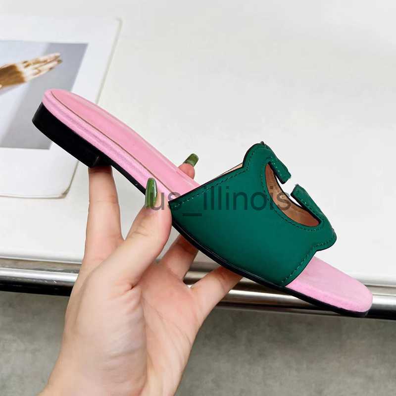 Slippers New summer house slippers for women indoor and outdoor flip flops Leather slides flats foam sandals style Size 12 J0615