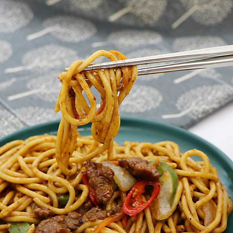 Update New 5Pairs Stainless Steel Set Reusable Non-Slip Chinese Chopsticks For Sushi Food Household Kitchen Tableware Supplies