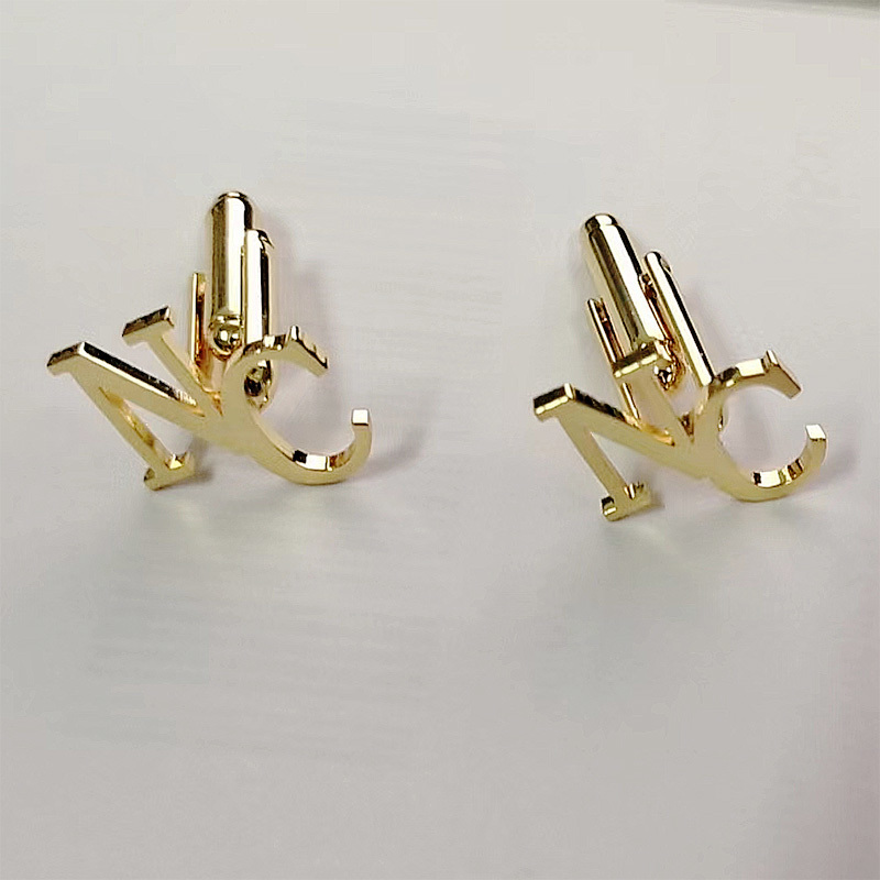 Cuff Links Custom Cufflinks Personalized Initials 13 Letter Stainless Steel Cufflink Men Suit Shirt Accessories Groomsmen Gift 230614