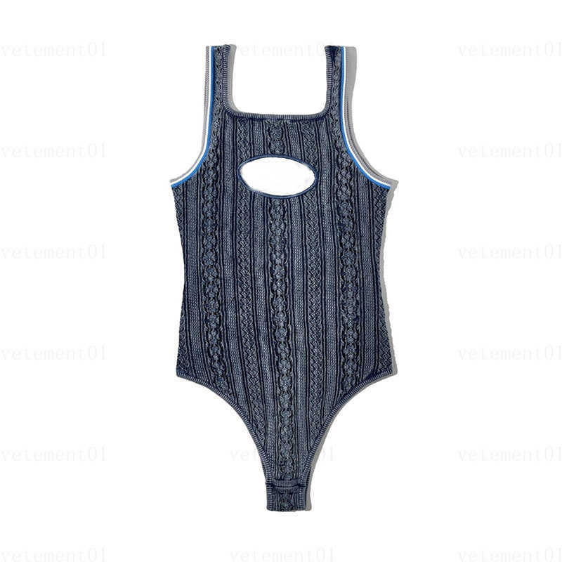 Fashion Designer Bathing Suits Women Customized Hollow Logo Design Knitted Washed Undershirt Fixed Dyeing Washed Old Effect One Piece Swimsuit 0607
Fashion Designer Bathing Suits Women Customized Hollow Logo Design Knitted Washed Undershirt Fixed Dyeing Washed Old Effect One Piece Swimsuit 0607