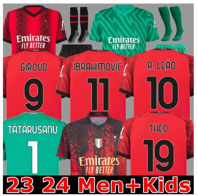 KOCHE IBRAHIMOVIC soccer jerseys 2023 2024 AC MILANS GIROUD TONALI football shirts R. LEAO THEO BRAHIM Adult Men Kids Kit sets 22 23 24 REBIC KETELAERE fourth uniforms
KOCHE IBRAHIMOVIC soccer jerseys 2023 2024 AC MILANS GIROUD TONALI football shirts R. LEAO THEO BRAHIM Adult Men Kids Kit sets 22 23 24 REBIC KETELAERE fourth uniforms