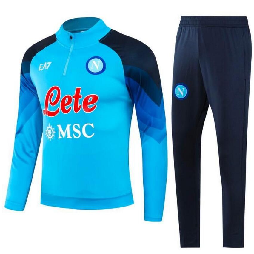 22 23 Napoli TrackSuit soccer jersey football kit 22 23 SSC Naples AE7 D10S Hommes training suit wear Formation tuta Chandal Squitude Jogging, Blue
22 23 Napoli TrackSuit soccer jersey football kit 22 23 SSC Naples AE7 D10S Hommes training suit wear Formation tuta Chandal Squitude Jogging, Blue