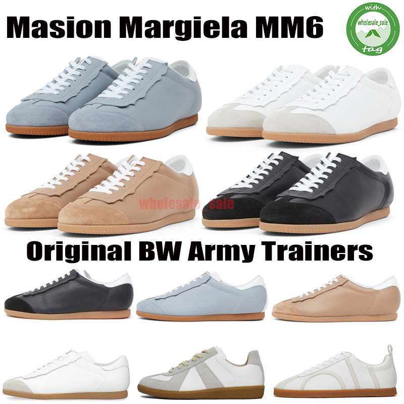 

Maison Martin Fashion Margiela Featherlight Casual Shoes BW Army Men Women Triple Black White Oreo Blue Sneakers Luxury Platform Sports Sneakers Flat Trainers 35-45, Bule featherlight 35-45