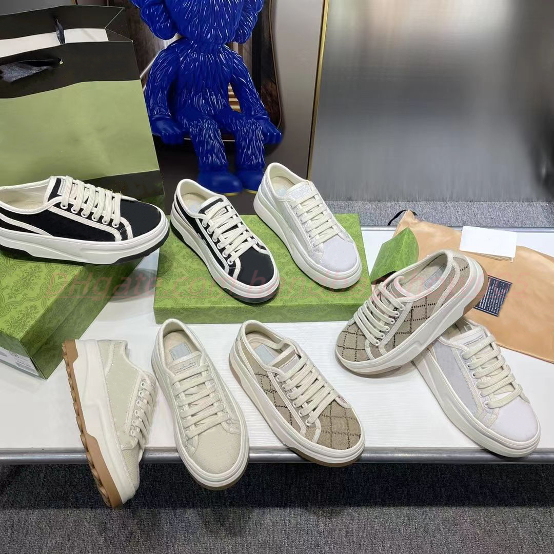 Top quality Designer Tennis Shoe Running shoes Casual Shoes 1977 Women Letter Sneaker Beige Ebony Canvas Shoe Luxury Fabric Trims Shoes Thick soled shoes, Color#5
Top quality Designer Tennis Shoe Running shoes Casual Shoes 1977 Women Letter Sneaker Beige Ebony Canvas Shoe Luxury Fabric Trims Shoes Thick soled shoes, Color#5