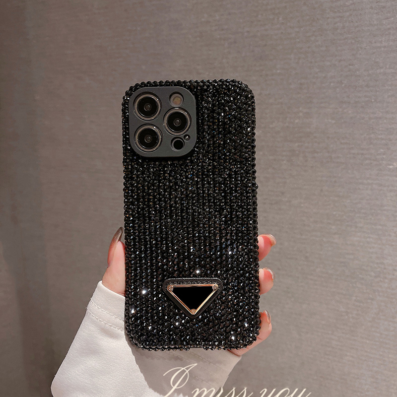 Bling Diamond Designer Phone Case for Apple iPhone 16 Pro Max Case 15 14 Plus 13 Pro 12 Mini 11 XR XS 8 Luxury Crystal Rhinestone Glitter Sparkle Back Cover Funda Coque 999