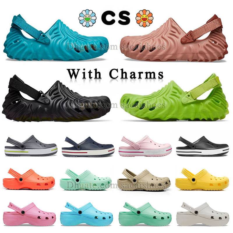 

2023 Croc Clog Designer Sandals Famous Womens Mens Pollexs Platform Sandles Coach Slides Slippers Salehe Bembury Stratus Crocodile Buckle Summer Beach Shoes Charm, A07 m4-m7