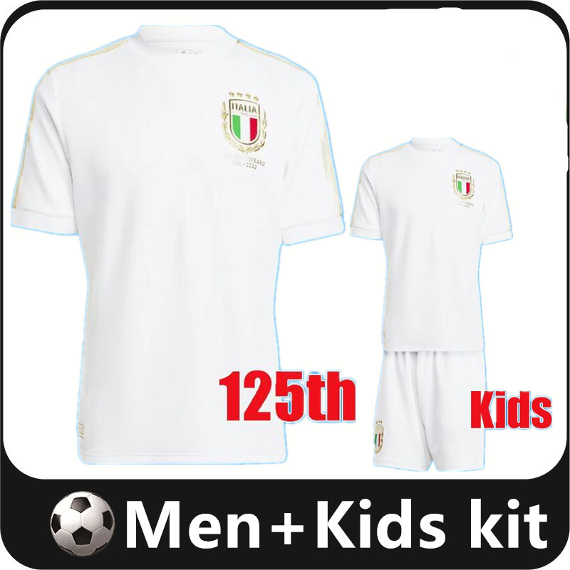 23 24 Italia CHIESA Soccer Jerseys 2023 125 Years Anniversary Italy RASPADORI VERRATTI BARELLA Shirt TOTTI LORENZO POLITANO special MIRETTI Football uniform S-4XL
23 24 Italia CHIESA Soccer Jerseys 2023 125 Years Anniversary Italy RASPADORI VERRATTI BARELLA Shirt TOTTI LORENZO POLITANO special MIRETTI Football uniform S-4XL