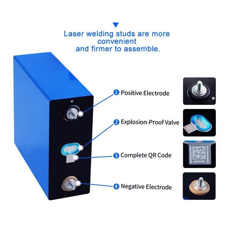 3.2v 340Ah 320ah LifePO4 Cell 280AH 302AH 304AH 310AH Lithium Iron Phosphate Battery For RV Solar Energy Golf Cart