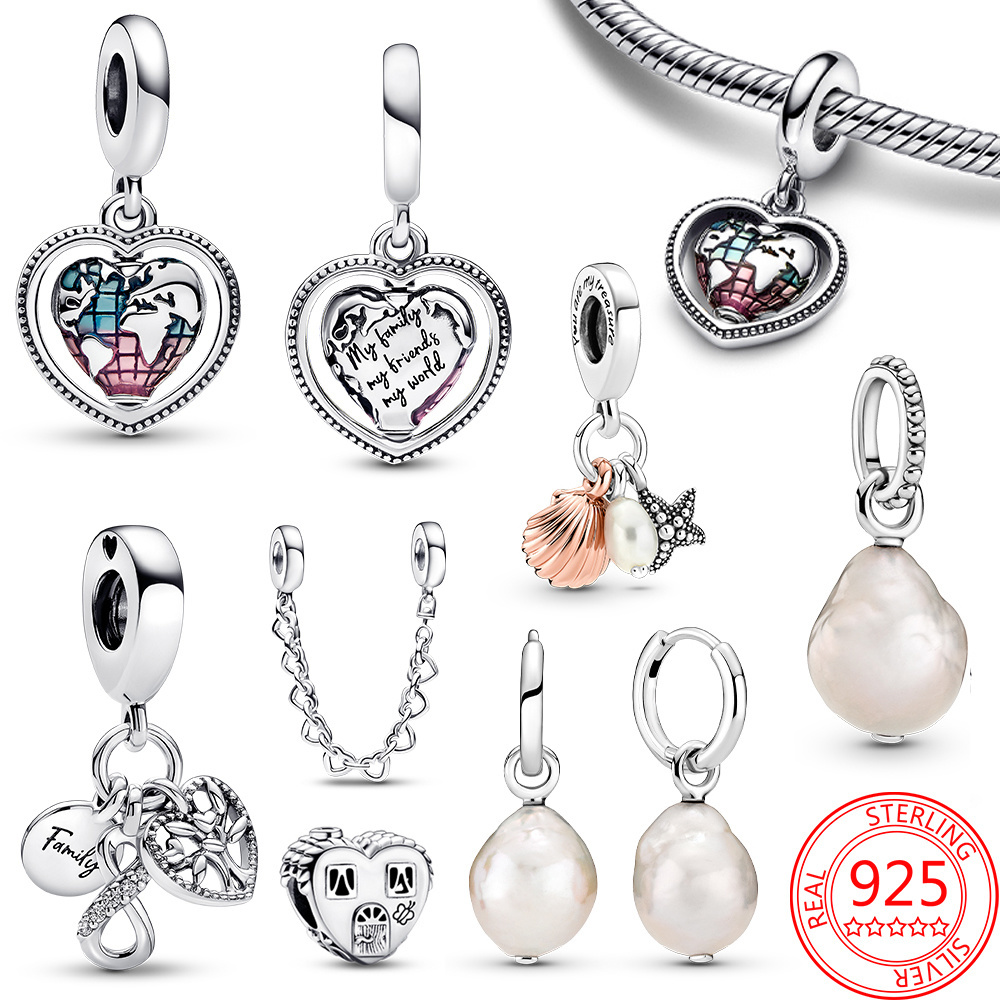 925 Sterling Silver Charm Pendant, Dress, Pearl, Compatible with The Original Pandora Bracelet, Boutique Necklace, Free Delivery
925 Sterling Silver Charm Pendant, Dress, Pearl, Compatible with The Original Pandora Bracelet, Boutique Necklace, Free Delivery