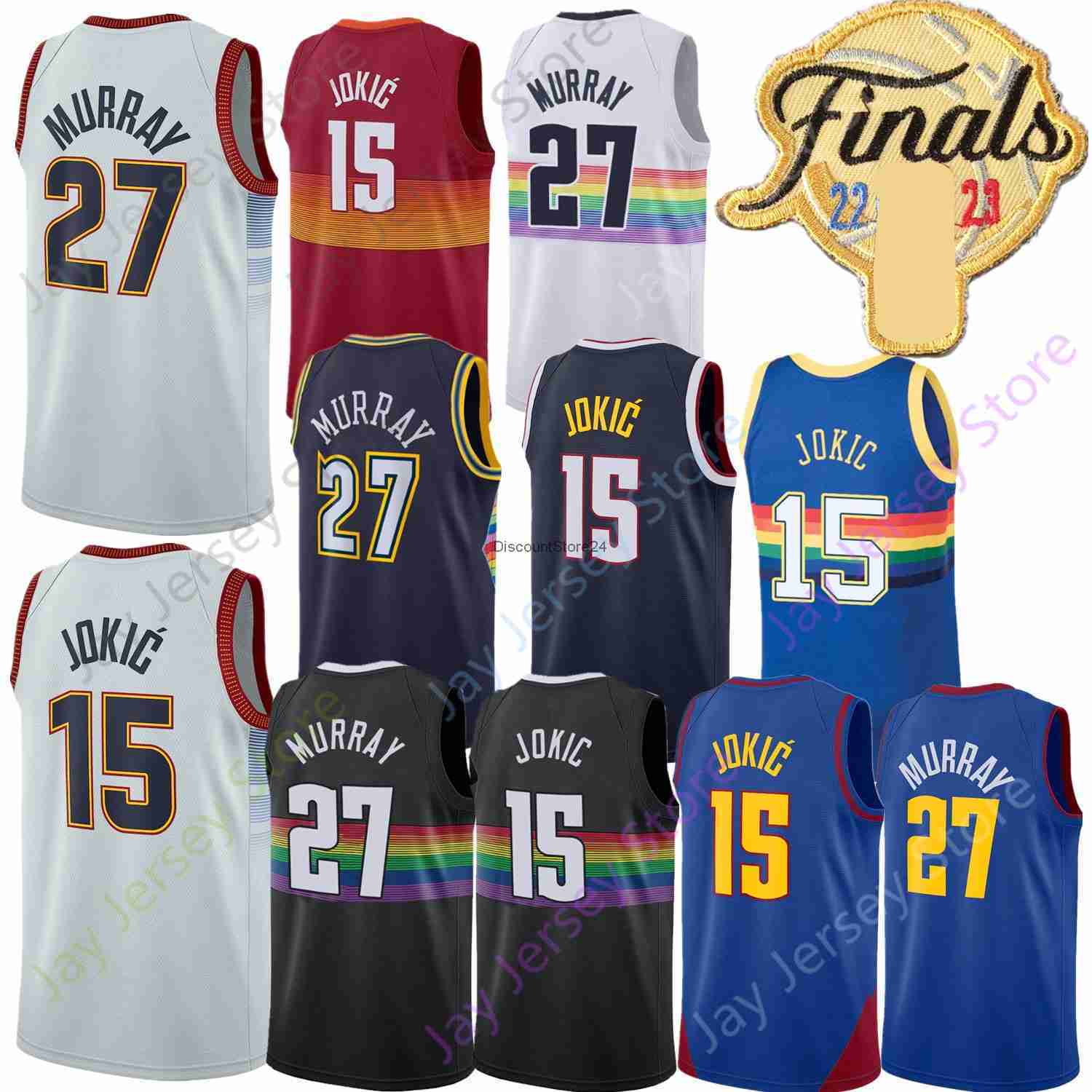 NBAs Jamal 27 Murray Jokic Basketball Jersey 2023 Finals Patch City Jersey Blue Navy White S M XL 2XL, 15 navy
NBAs Jamal 27 Murray Jokic Basketball Jersey 2023 Finals Patch City Jersey Blue Navy White S M XL 2XL, 15 navy