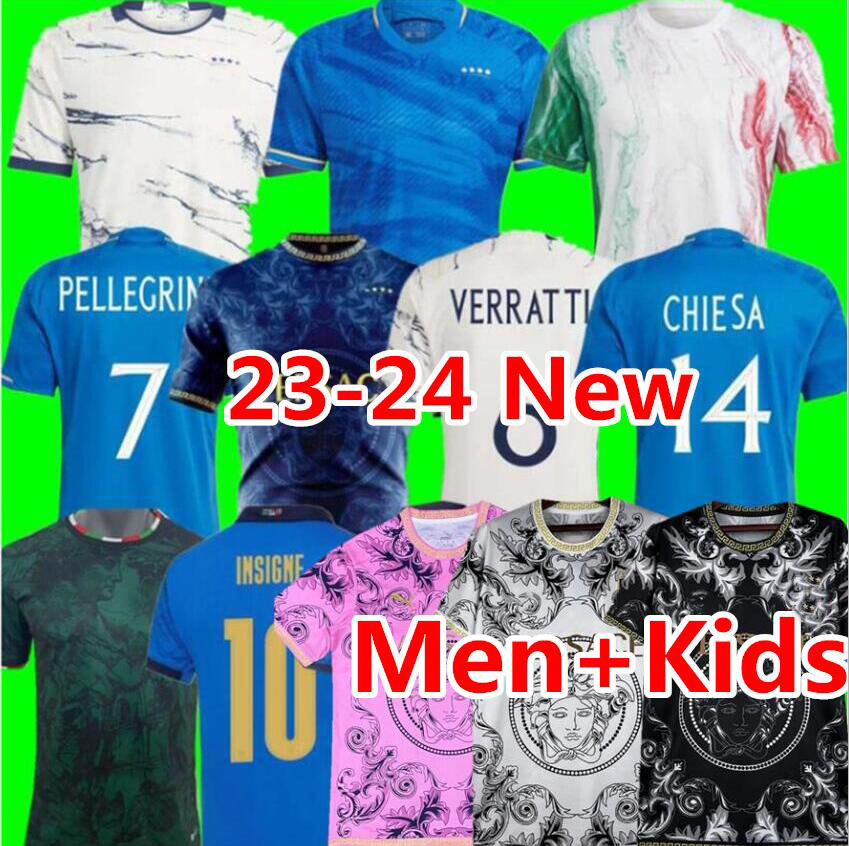 CHIELLINI italy soccer Jerseys 23 24 BONUCCI Italia JORGINHO INSIGNE VERRATTI men kids FOOTBALL SHIRTS CHIESA BARELLA SPINAZZOLA 2023 2024, Kids size
CHIELLINI italy soccer Jerseys 23 24 BONUCCI Italia JORGINHO INSIGNE VERRATTI men kids FOOTBALL SHIRTS CHIESA BARELLA SPINAZZOLA 2023 2024, Kids size