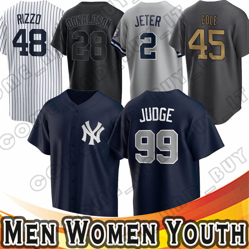 99 Aaron Judge 2 Derek Jeter Baseball Jersey Carlos Rodon Aaron Hicks Anthony Rizzo Gerrit Cole Josh Donaldson Yankees Giancarlo Stanton Gleyber Torres DJ LeMahieu, Custom men-no name (yang ji)
99 Aaron Judge 2 Derek Jeter Baseball Jersey Carlos Rodon Aaron Hicks Anthony Rizzo Gerrit Cole Josh Donaldson Yankees Giancarlo Stanton Gleyber Torres DJ LeMahieu, Custom men-no name (yang ji)