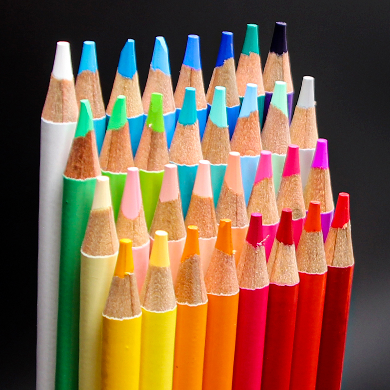Pencils NYNOI 24364872120 Colored pencil Set Professional Oil 3.7mm Refill Tin box Graffiti Drawing pencils For School Supplies 230614