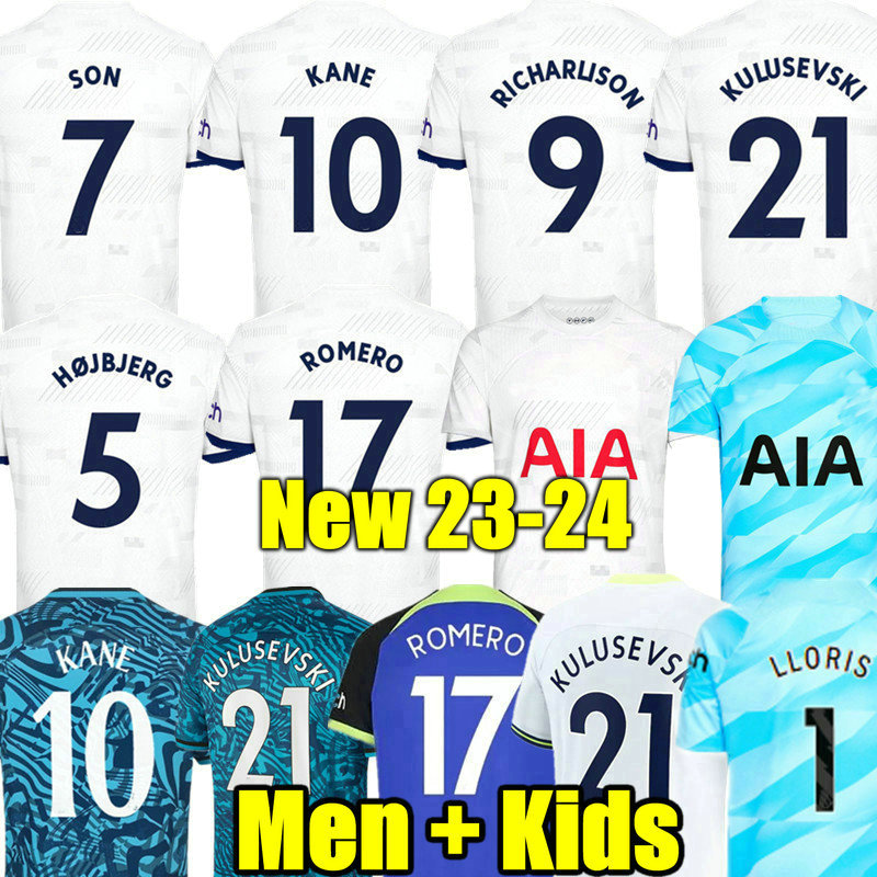 PERISIC 22 23 24 SON BERGWIJN Soccer Jerseys 2023 2024 KANE Football shirt third HOjbjerg Loris Tottenham GK ROMERO BRYAN KULUSEVSKI BENTANCUR TOTTEN Men KIDS, 22 23 kids
PERISIC 22 23 24 SON BERGWIJN Soccer Jerseys 2023 2024 KANE Football shirt third HOjbjerg Loris Tottenham GK ROMERO BRYAN KULUSEVSKI BENTANCUR TOTTEN Men KIDS, 22 23 kids