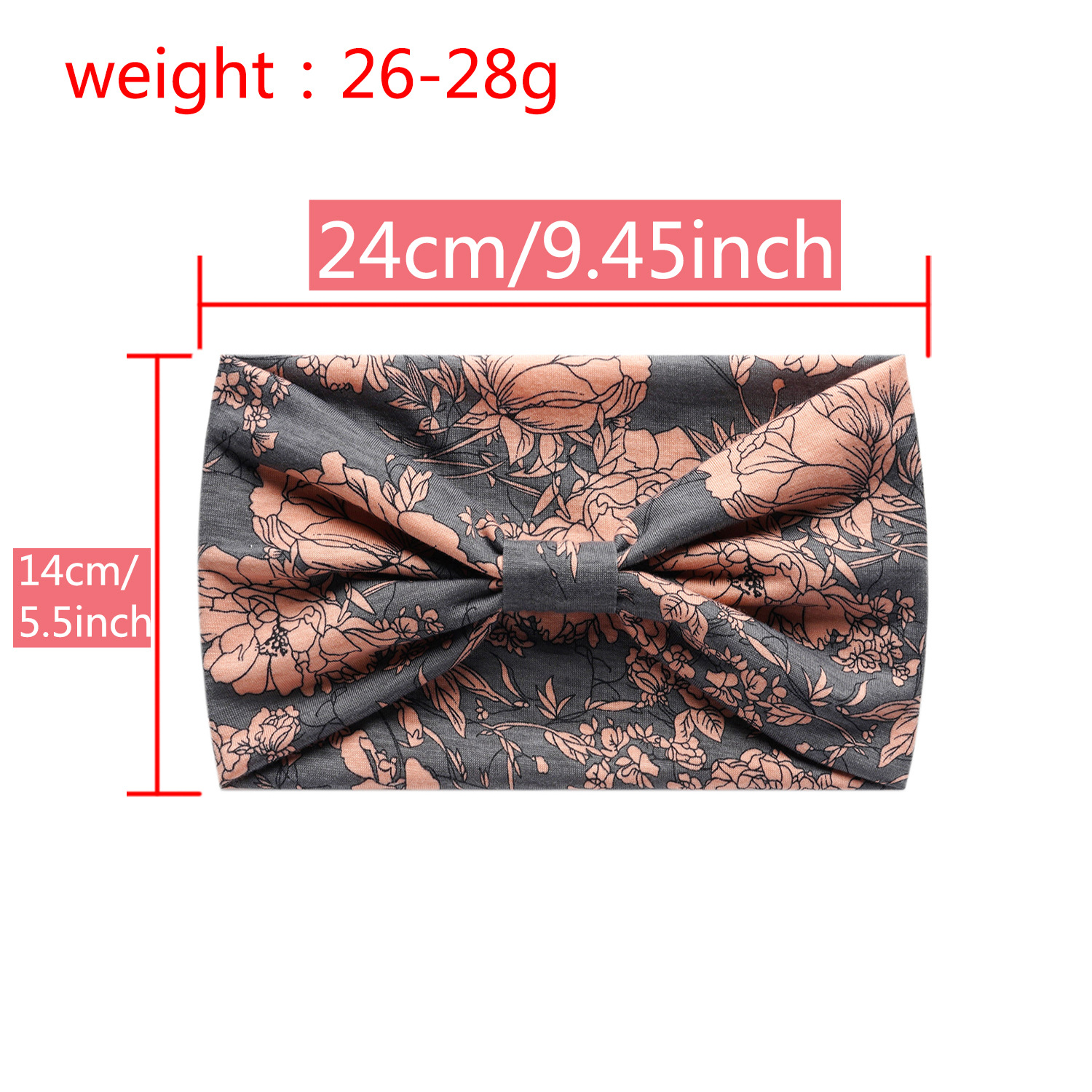 More than 300Colors Sports Wide-sided Elastic Headband Boho Hair Band Wash Face Beam Headscarf Yoga Bandanas Accessories