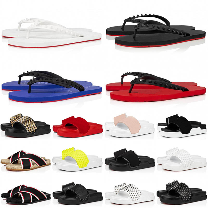 2023 Brand With Box Designer Red Bottoms Sandals for Men Women Leather Fashion Rubber Flip Flop Luxury Outdoor Loafers Slides Luxury Christians Sandal 35-47
2023 Brand With Box Designer Red Bottoms Sandals for Men Women Leather Fashion Rubber Flip Flop Luxury Outdoor Loafers Slides Luxury Christians Sandal 35-47