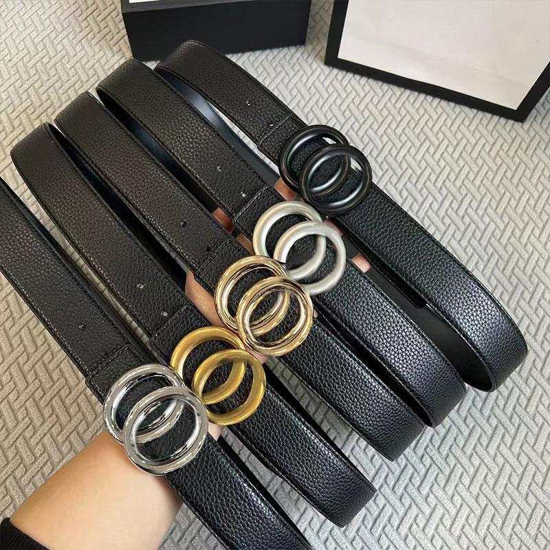 Designer Belt Luxury Brand Belts for mens Fashion Classic Genuine Leather Smooth Buckle Black 5 Color Width 3.8cm Highly Quality