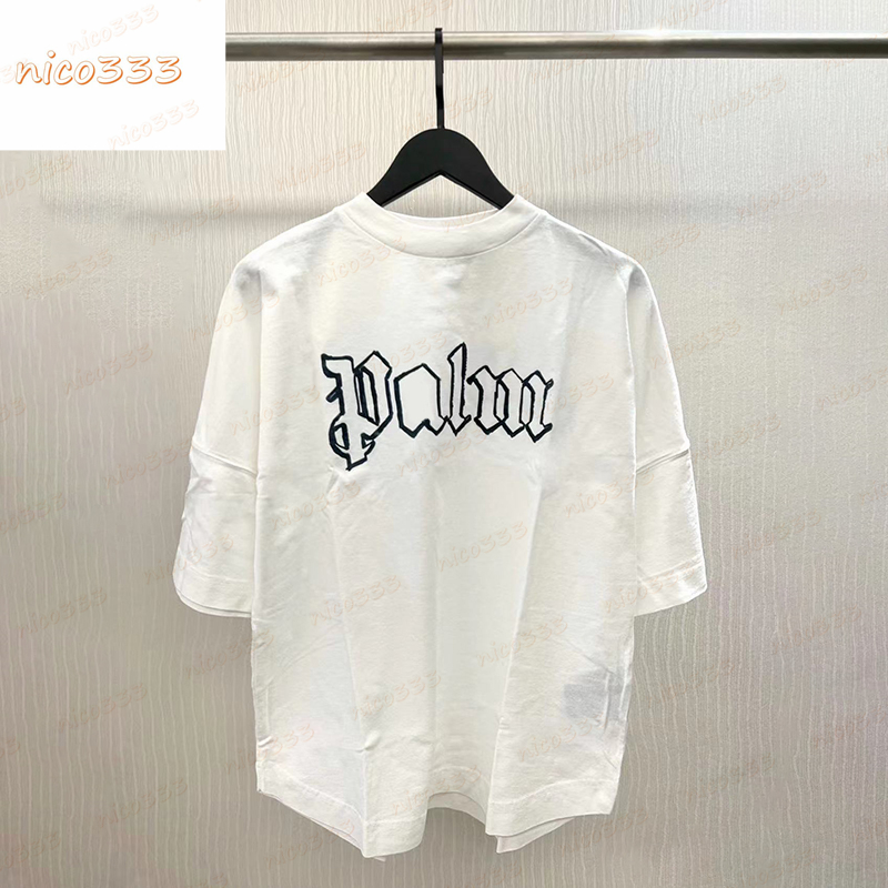 23ss New t shirt sanskrit hollow out letters printed cotton loose round neck versatile street men and women short sleeve, #02
23ss New t shirt sanskrit hollow out letters printed cotton loose round neck versatile street men and women short sleeve, #02